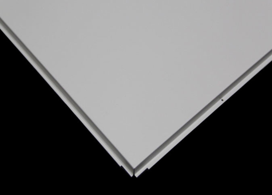 ألومنيوم مثقوبة Ф1.8 علقت بلاطة في بلاط السقف الأبيض 600 × 600mm