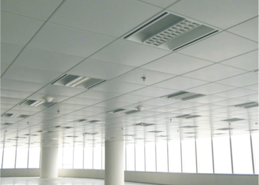 مشبك مثقوب في السقف 600 × 600 من الألمنيوم الصوتي المنسدلة في بلاط السقف