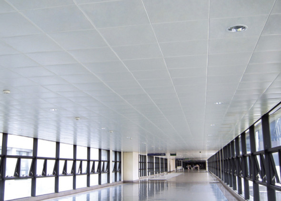 لوحات معدنية من الألمنيوم مثقب الجبهة الصوتية لبلاط السقف سقف 12 × 12, SGS