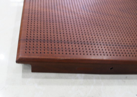 خشبية مخصصة إسقاط قصاصة في لوحات السقف 2 × 2 مع نقل الحرارة
